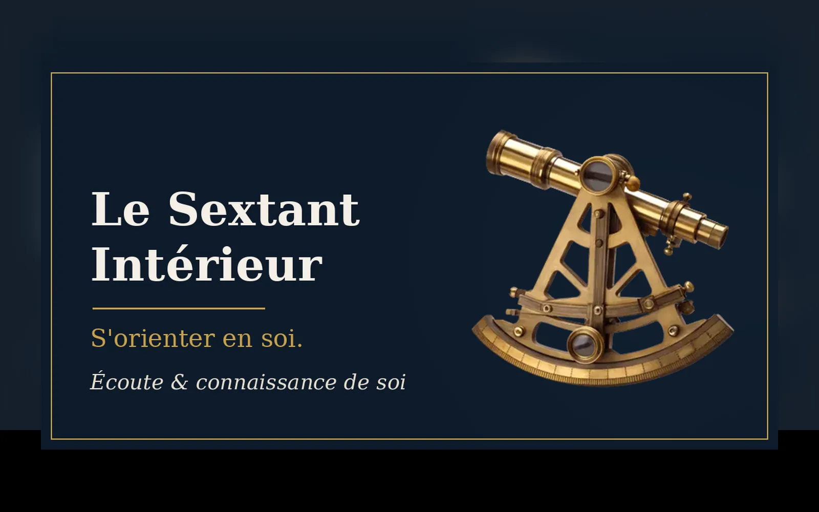Capture d'écran du site Le Sextant Intérieur